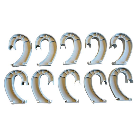 ClosetMaid 5629 Support for SuperSlide Hanging Bar, White 10 Pack NEW - Picture 1 of 10